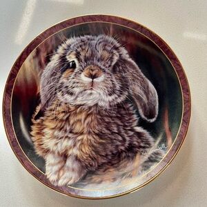 "I'm All Ears" Bunny Tales Collector's Plate by Bradford Exchange